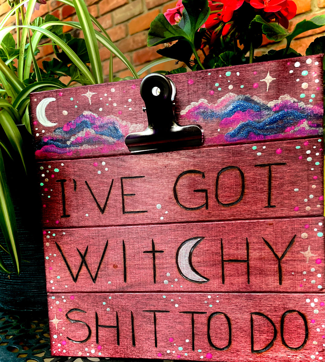 Witchy Clipboard