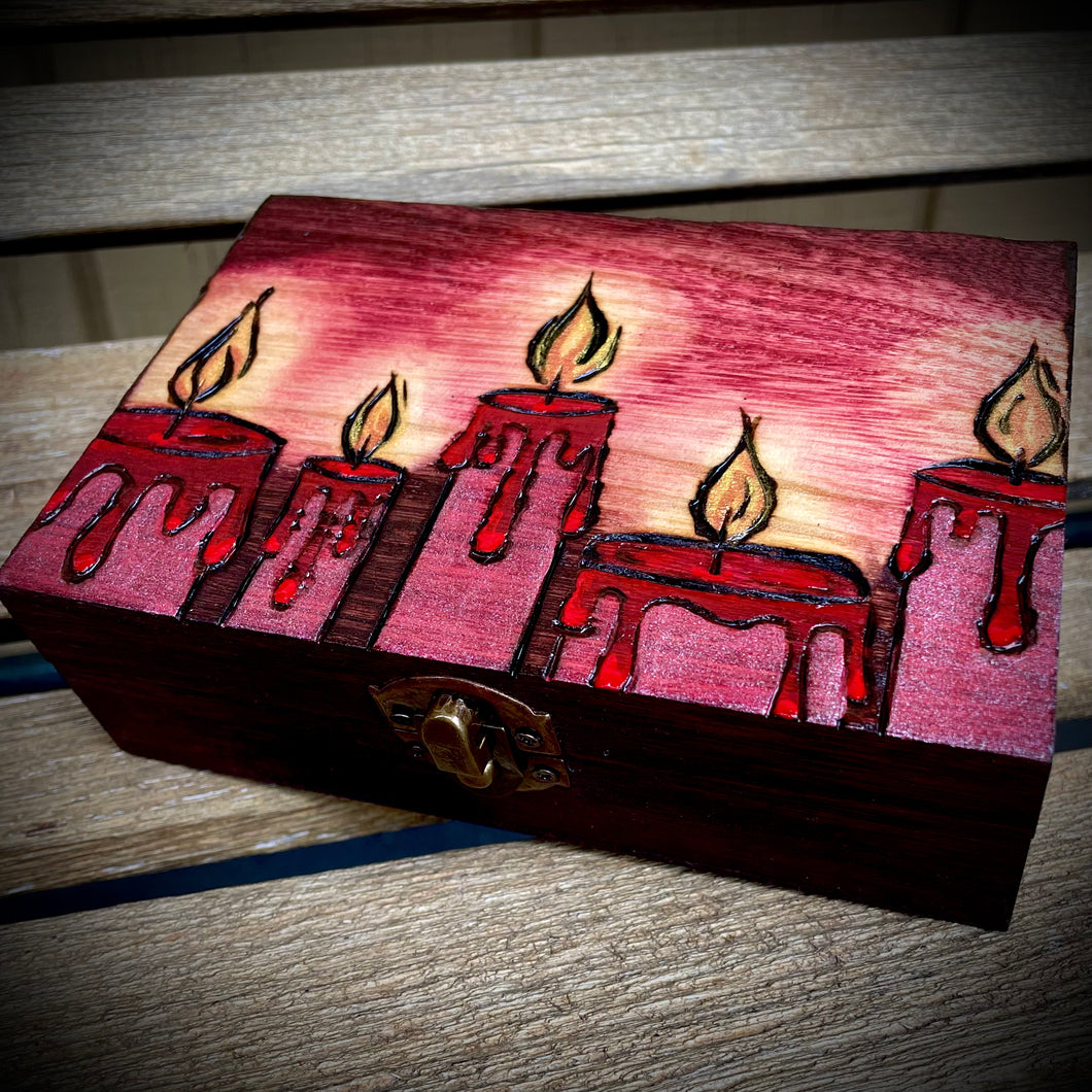 Candlelight Stash Box